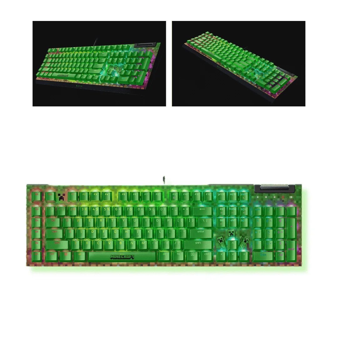 Razer BlackWidow V4 X Minecraft Edition